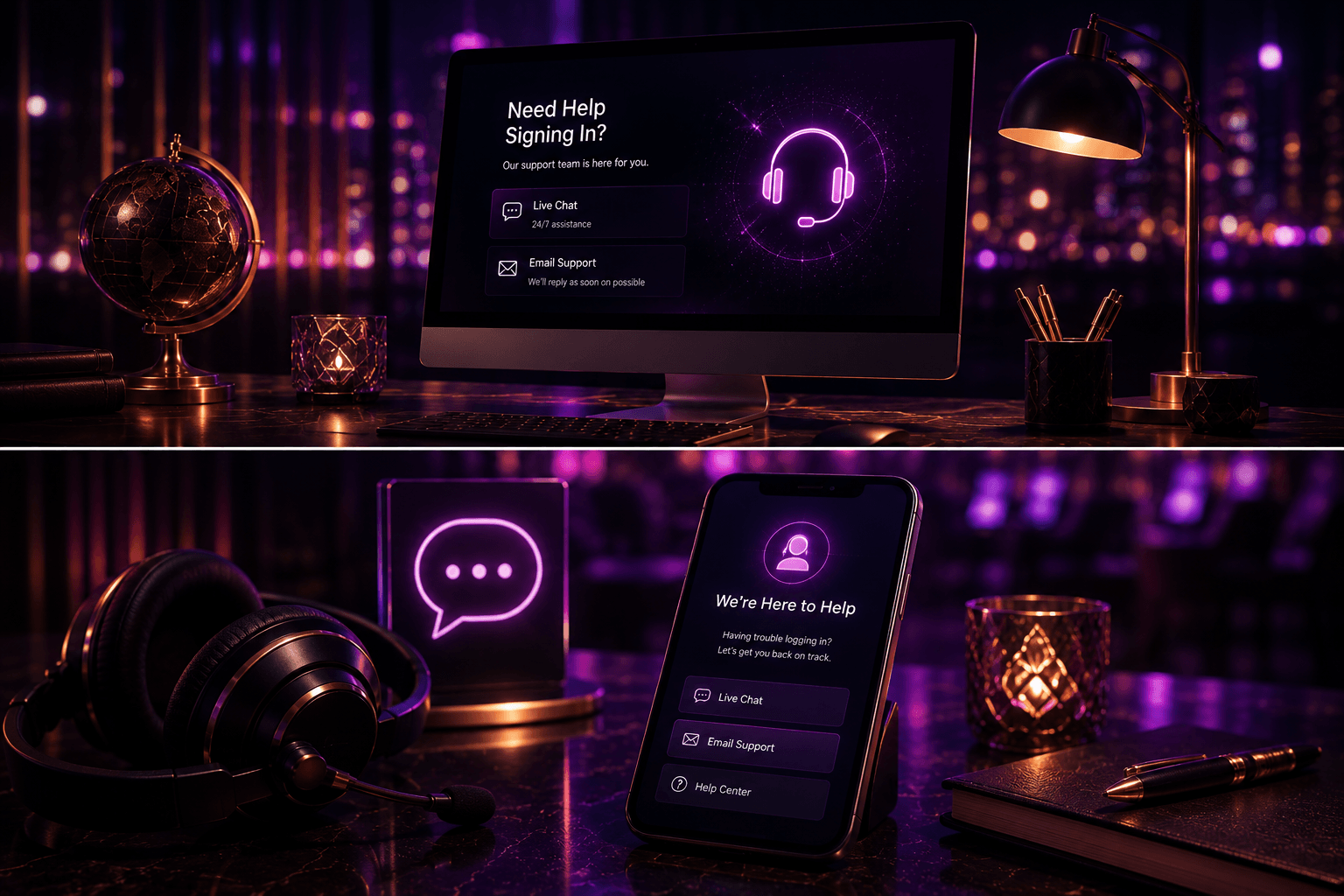 PlayLive customer support help for login access