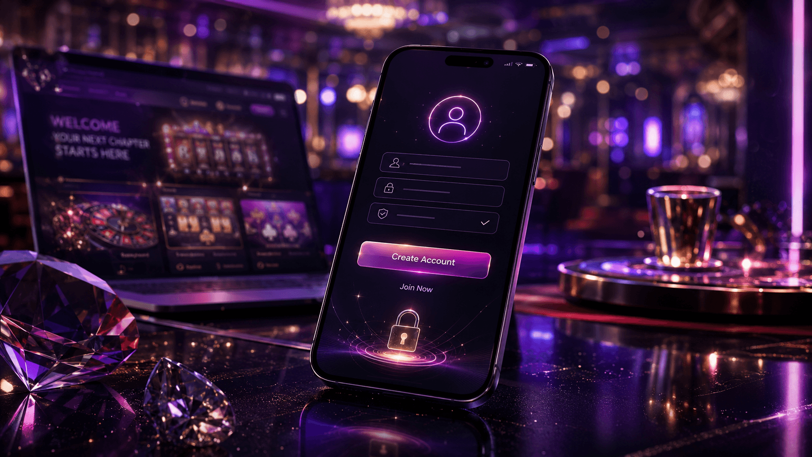 PlayLive mobile registration form
