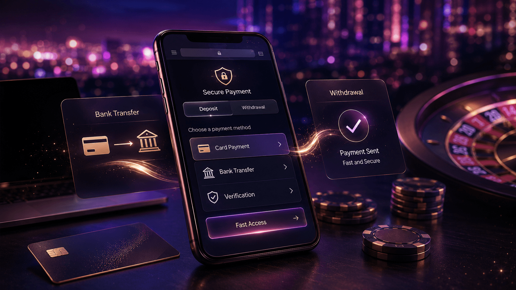 PlayLive secure payments and withdrawals